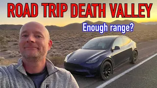 Road Trip Death Valley - Enough Range? (Tesla Model Y)