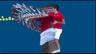 Federer forehand Analysis Super slow motion N2