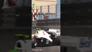 Sergio Perez crash in Monaco, 2011 #shorts #formula1 #f1#crash #perez