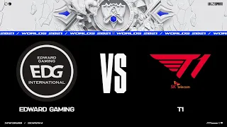 EDG vs. T1 | Worlds Group Stage Day 5 | Edward Gaming vs. T1 (2021)