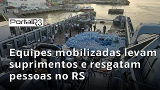 Resgates e reencontros no Rio Grande do Sul