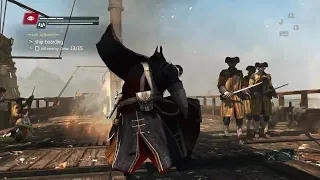 Assassin's Creed IV Black Flag sailing a British man of war