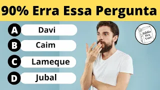 QUIZ BÍBLICO COM 20 PERGUNTAS PARA TESTAR SEUS CONHECIMENTOS SOBRE A BÍBLIA.