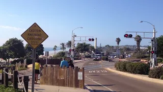 Del Mar San Diego Train crossing