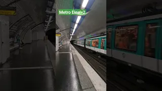 Metro Line 2 départ gare [Euro Express] île de France