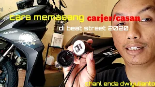 Cara memasang charger/casan di beat street2020