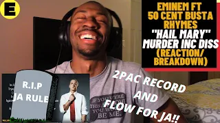 {JA RULE COULD NOT BEAT THIS!} EMINEM 50CENT BUSTA RHYMES "HAIL MARY"  (FIRST REACTION/BREAKDOWN)