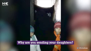 Syrian militant claims he sent two young daughters on a suicide mission