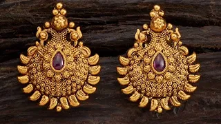Stylish daily wear Gold earrings designs