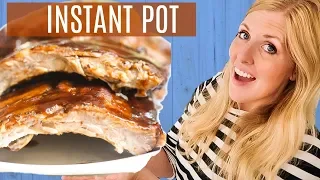Instant Pot Fall Off the Bone BBQ Ribs - Easy Instant Pot Recipe for beginners