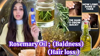 Rosemary Oil for Hair Growth | Does Rosemary Oil Control Hair Fall?| DETAILED VIDEO| Drammarabasir