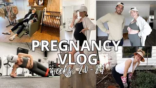 Pregnancy Vlog Wk 21-22 | Nursery Shopping, Prenatal Work out & Gifts For Baby Boy