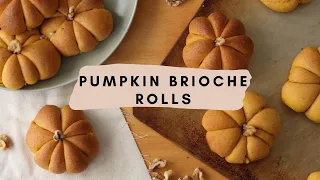 Pumpkin Brioche Rolls | As Made by Amanda