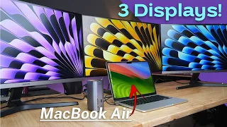 MacBook Air with 3 displays?!