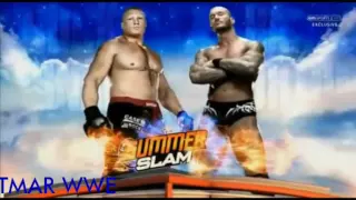 WWE SummerSlam 2016 Randy Orton vs Brock Lesnar Official Match card