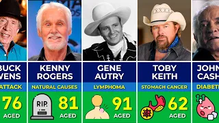 🎸 Cause of Death of Country Singers | Country Music Stars Who Have Died