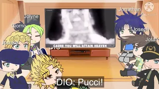 Jojos react to the Jojo villains rap ft. DIO