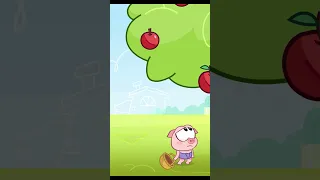 Om Nom is willing to help everyone! 🍎