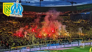 NANTES - OM 1:1 | Fumigènes et Ambiance Brigade Loire | Supporters Nantes vs Olympique de Marseille