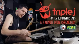 Triple J Hottest 100 Number Ones: A 2 Minute Drum Chronology - Kye Smith [4K]