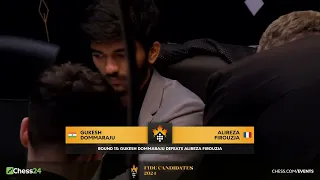 Gukesh Dommaraju defeats Alireza Firouzja, ta... | Chess Highlights