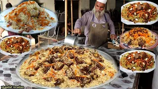 KABULI PULAO FULL RECIPE|AFGHANI PULAO MAKING ||100KG|| YAKHNEE BEEF PULAO