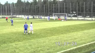 "Динамо" U-21 - "Сталь" U-21 - 4:1.  Голы матча. 07.11.2015.