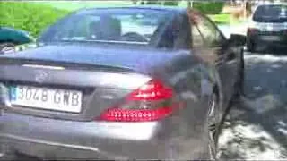 1080p Full HDGrey Mercedes SL63 AMG Acceleration and Very Loud sound in our City