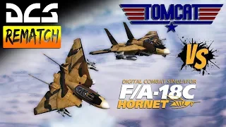 DCS: Iranian F-14 Tomcat Vs F/A-18 Hornet Rematch