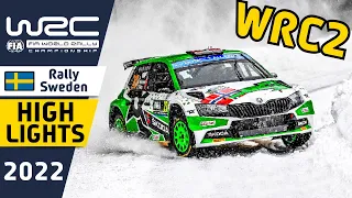 WRC Rally Highlights : Rally Sweden 2022 : WRC2 Results and Rally Action