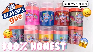 100% HONEST ELMERS SLIME KIT REVIEW // STORE BOUGHT SLIMES