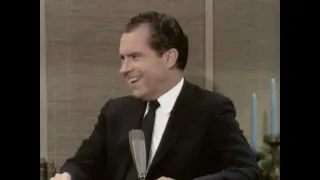 Merv talks to Richard Nixon, 1967