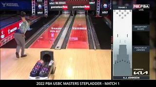 2022 USBC Masters Stepladder Match 1 - AJ Johnson vs Shawn Maldonado