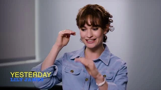 Yesterday Interviews Lily James