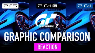 Gran Turismo 7 - PS5 / PS4 PRO / PS4 GRAPHICS COMPARISON - REACTION - You might be surprised.