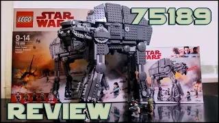 Lego Star Wars 75189 First Order Heavy Assault Walker Review | Обзор Лего Звёздные Войны 75189 AT-M6