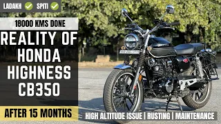 Honda Highness CB350 Detailed long Term Review (18000 KMS) | Positives & Negatives | Problems Faced