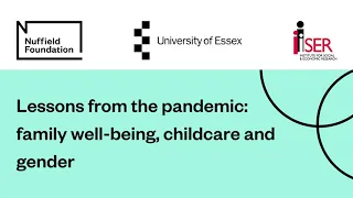 Lessons from the pandemic: family well being, childcare and gender
