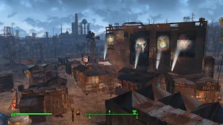 Fallout 4: Wasteland Starlight Drive-In (wip) pt. 2: Screen Front Alley (pc/modded)