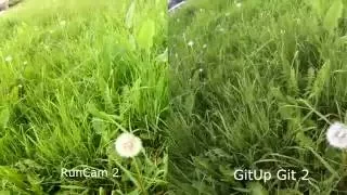 Сравнение видео RunCam 2 vs Xiaomi Yi vs GitUp Git 2