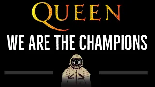 Queen • We Are the Champions (CC) 🎤 [Karaoke] [Instrumental Lyrics]