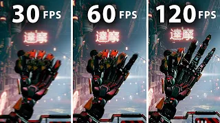 30 vs 60 vs 120 FPS // Frame Rate & Performance per Watt Comparison