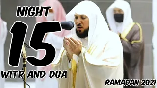 15 Ramadan 2021 | Witr and Dua | Sheikh Maher Al Muaiqly | 26 April