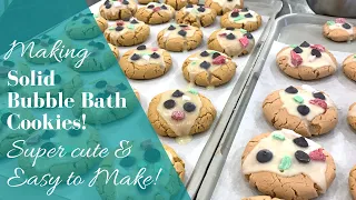 Making Solid Bubble Bath Chocolate Chips Cookies