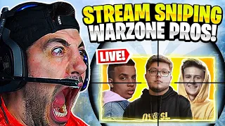 I Stream Sniped Pro Warzone Players! 😨