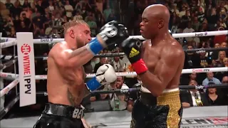 JAKE PAUL KNOCKDOWN ANDERSON SILVA HIGHLIGHTS