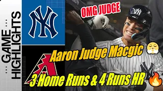 New York Yankees vs Arizona D-backs [Highlights Today] Aaron Judge 3 Home Runs | Can't To Stopped