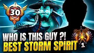 WHO IS THIS GUY?! LVL 30 STORM SPIRIT GRANDMASTER - NEW TOP 1 Rank Dota 2