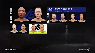 UFC 245: Usman VS Covington | Fight Simulation UFC 4
