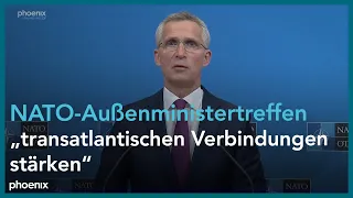 NATO: Jens Stoltenberg nach dem Treffen der Außenminister